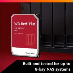 DISCO DURO WESTERN DIGITAL 6TB 3,5 RED PLUS NAS SATA3 256MB