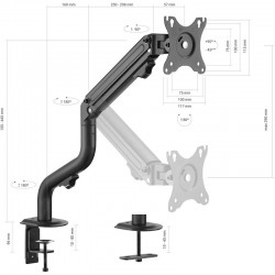 SOPORTE TV MONITOR AISENS 17-32 8KG INCLINABLE/GIRATORIO