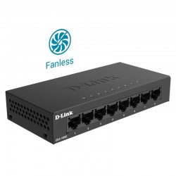 SWITCH D-LINK GIGABIT 8 PUERTOS DGS-108GL METALICO