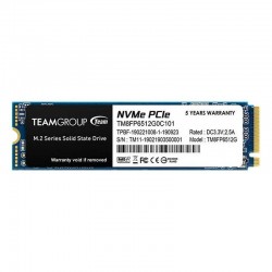 DISCO DURO SSD TEAMGROUP 512GB NVME M2 2280 PCIE 3.0