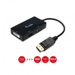 ADAPTADOR EQUIP DISPLAYPORT A VGA/HDMI/DVI