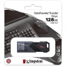 PEN DRIVE 128GB KINGSTON EXODIA ONYX USB 3.2 BLACK