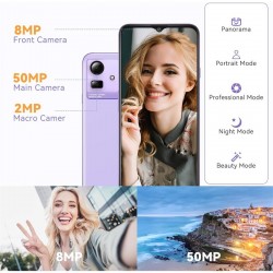 SMARTPHONE CUBOT NOTE 50 6.56 90HZ 8GB/256GB/NFC/4G 50MPX 5200MAH PURPLE