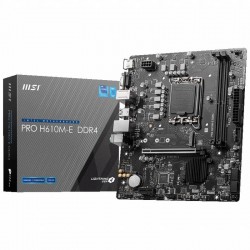 PLACA BASE MSI PRO H610M-E DDR4 MATX VGA + HDMI