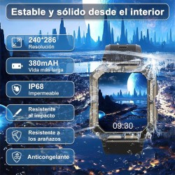 SMARTWATCH RELOJ CUBOT C20 PRO BT IP68 BLACK