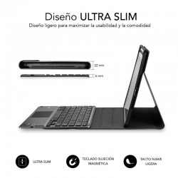 FUNDA SUBBLIM CON TECLADO KEYTAB PRO TOUCHPAD IPAD PRO 11 2020 BLACK