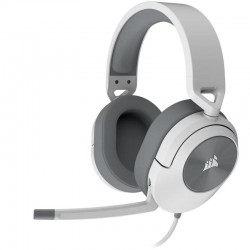 AURICULARES + MICROFONO CORSAIR HS55 SURROUND CARBON GAMING USB WHITE