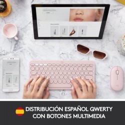 TECLADO LOGITECH K380 BLUETOOTH MULTI-DEVICE ROSE