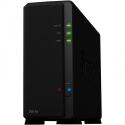 UNIDAD NAS SYNOLOGY 1 HDD DISKTATION CPU 1.4GHZ 4 NUCLEOS DS118