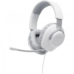 AURICULARES + MICROFONO JBL QUANTUM 100 GAMING JACK 3.5 WHITE