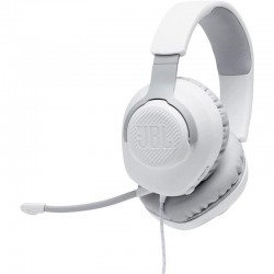 AURICULARES + MICROFONO JBL QUANTUM 100 GAMING JACK 3.5 WHITE