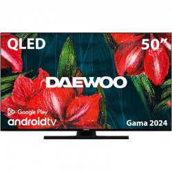 TELEVISOR QLED DAEWOO 50 4K UHD USB SMART TV ANDROID WIFI BLUETOOTH DOLBY