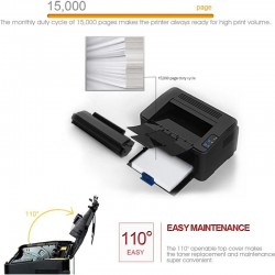 IMPRESORA PANTUM LASER MONOCROMO P2500W 22PPM 150H USB WIFI 3Y