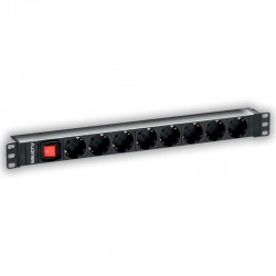 PDU TIPO REGLETA SALICRU DE 8 TOMAS SCH/SCH CON INTERRUPTOR