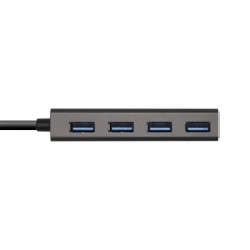 HUB USB-C 3.1 AISENS 4 PUERTOS USB-A 3.0 15CM GREY