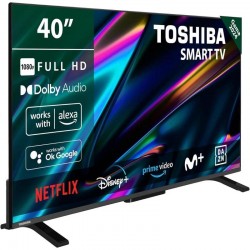 TELEVISOR LED TOSHIBA 40 FHD USB SMART TV ANDROID WIFI BLUETOOTH HOTEL