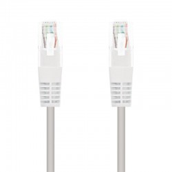 CABLE DE RED CAT.6 UTP 0.25M NANOCABLE WHITE