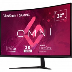 MONITOR GAMING VIEWSONIC 32? 165HZ QHD CURVO MULTIM ERGO HDMI DP 3YR GAR