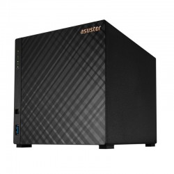 UNIDAD NAS ASUSTOR 4 HDD DISKSTATION CPU 1.4GHZ 4 NUCLEOS RJ45 USB BLACK