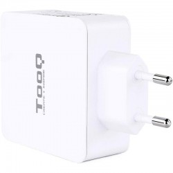 CARGADOR SMARTPHONE/TABLET TOOQ USB-C + USB-A 3.0 48W FAST CHARGER