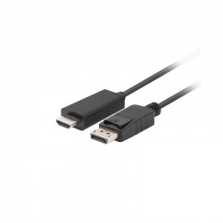 CABLE CONVERSOR LANBERG DISPLAYPORT A HDMI 5M DP-M/HDMI-M BLACK