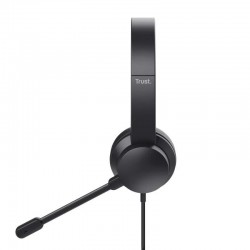 AURICULARES + MICROFONO TRUST HS-150 HEADSET 3.5MM BLACK