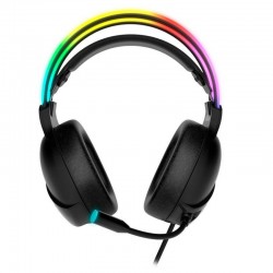 AURICULARES + MICROFONO GAMING KROM KLAIM RGB HEADSET BLACK