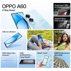 SMARTPHONE OPPO A60 6.67 HD+ 8GB/256GB/50MPX/NFC/4G BLUE