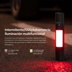 LINTERNA XIAOMI MULTIFUNCION FLASHLIGHT RECARGABLE