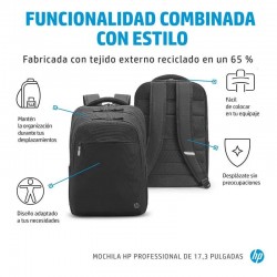 MOCHILA HP PROFESSIONAL BACKPACK 17.3 BLACK